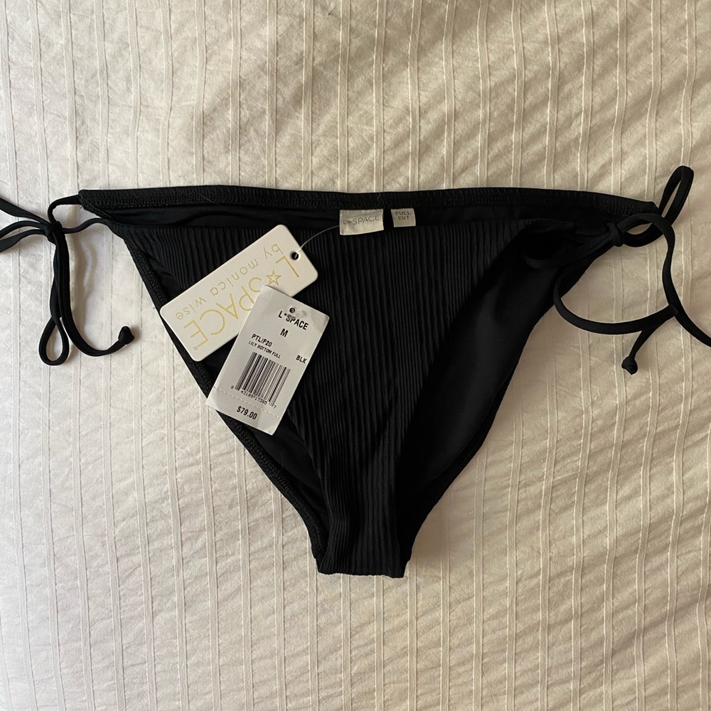 L*Space (NWT) Lily Bottom- black tie bottoms